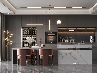 Modern Restaurant 3d model