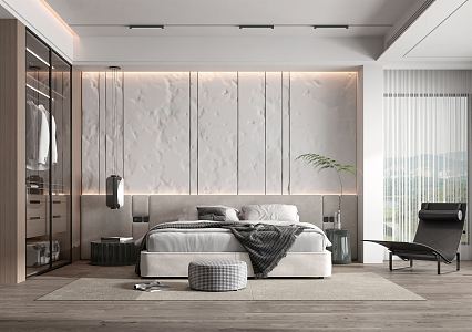 Modern Bedroom 3d model