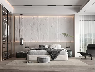 Modern Bedroom 3d model