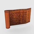 Classic Chinese Bamboo Slips With Ancient Calligraphy Characters And Traditional Design