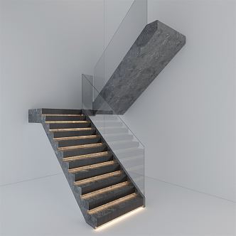 Modern Stairs 3d model