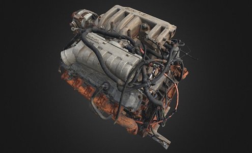 LV10 engine 3d model