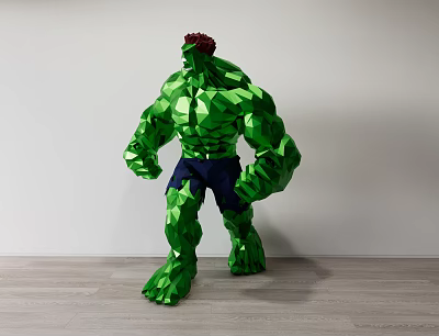 Hulk Hand-held Commercial Street Hulk Ornaments 3d model