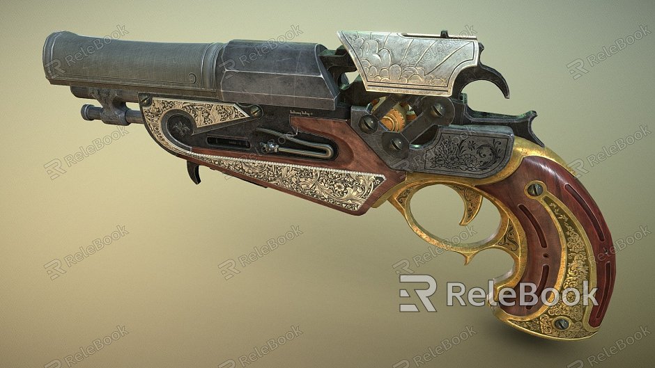 Weapons revolver model