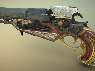 Weapons revolver model