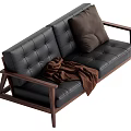 Double sofa 3d model