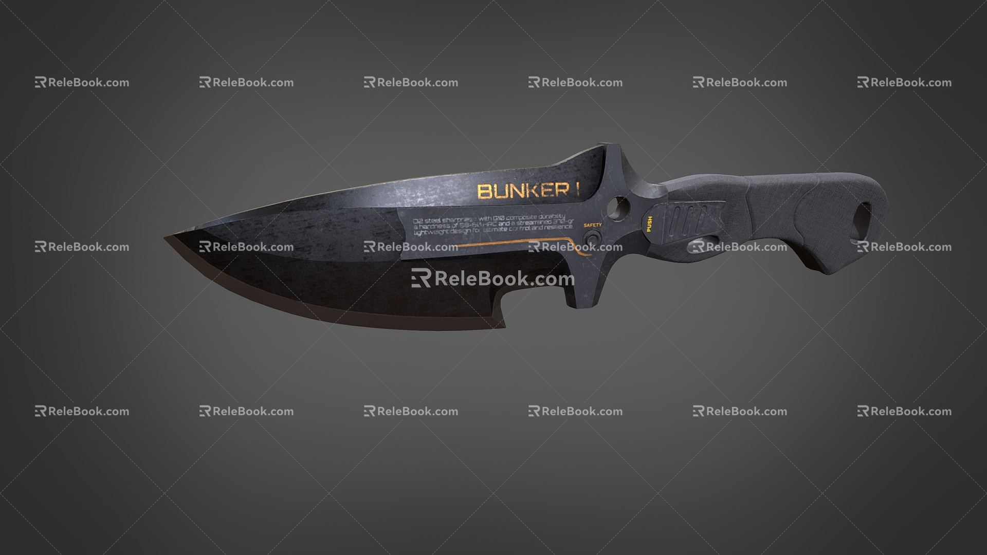 Dagger Sabre Tool Knife Knife Field Dagger Military Dagger Knife Low Face Number Low Model Simple Model Game Next Era Movie and TV Level Super Realism 3d model