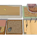 Outdoor Playground Equipment With Sandpit Climbing Net Slide And Sand Area