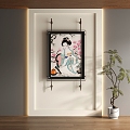 New Chinese Decorative Painting 3d model