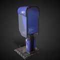 Vintage Payphone Booth With Retro Metal Structure Classic Design And Old Fashioned Stand