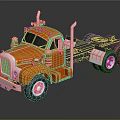 Modern Transporter Large Transporter Large Transporter 3d model