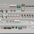 Modern Bank Interior Design Featuring Service Counters ATM Machines Customer Service Areas And Office Furniture