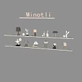 Minotli Modern Decorative Table Lamps With Various Designs On Shelves