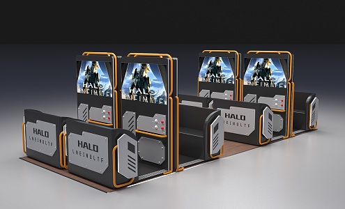 Modern Game Machine 3d model