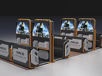 Modern Game Machine 3d model