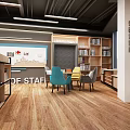 Party-Mass Service Center Book Bar Rest Area 3d model