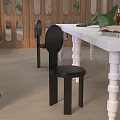 Elegant Luxury Restaurant Interior With Stylish Dining Tables Chairs And Decorative Plants