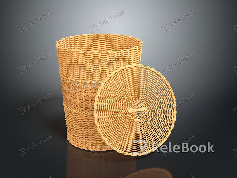 Basket Square Basket Bamboo Basket Bamboo Basket Pet Nest Pet Basket Cat Basket Rattan model