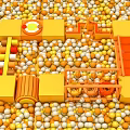 Children's Play Equipment in Colorful Ball Pit with Slide Climbing Structure for Indoor Fun