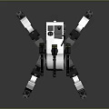 Mech Warrior Mech Soldier Machine Battlearm Mechanical Battlearm Machine Fighter Robot 3d model