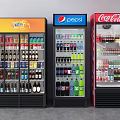 Modern Freezer Cabinet Display Cabinet Container 3d model
