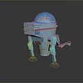Robot Assistant Small Robot Butler Robot Butler Figure Game Figure 3d model