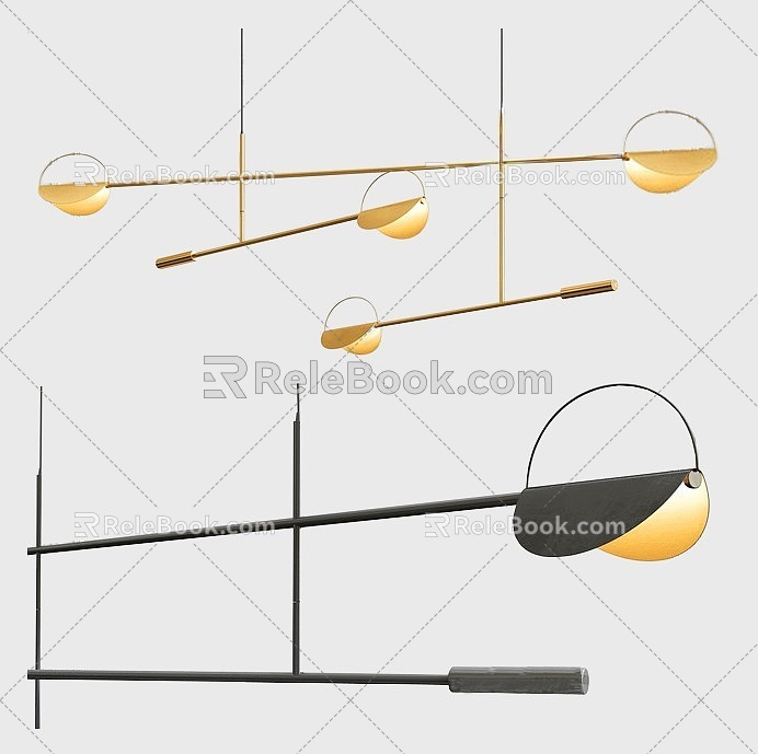 Modern chandelier indoor chandelier bedroom chandelier study chandelier living room chandelier hotel chandelier 3d model