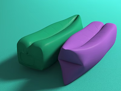 Modern inflatable sofa 3d model