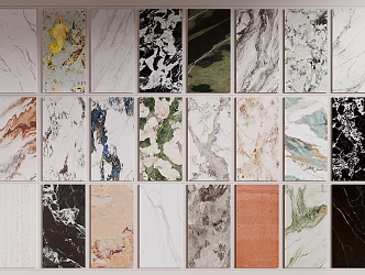 Marble Texture Wall Panel Stone Wall Panel Rock Slab 3d model