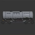 DANNER Grey Iron Tanker Car With Ladder And Railway Wheels Design