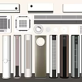Wall Mounted and Floor Standing Air Conditioners and Fans with Modern Design for Home Use