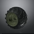 Automotive Tire Component With Deep Tread Pattern And Sturdy Rim Structure Design For Vehicles