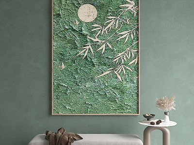 Wind retro decorative painting model