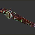 modern sci-fi rifle sci-fi firearms 3d model