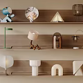 Table lamp combination 3d model