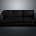 Modern Black Sofa Living Room Furniture With Upholstered Seats And Classic Design