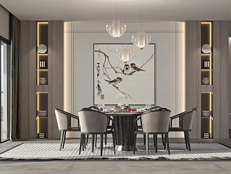 New Chinese Restaurant 3d model