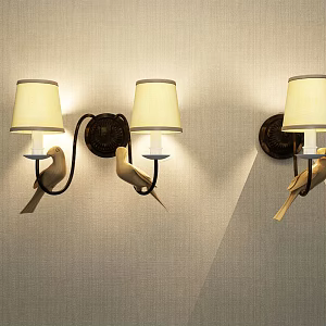 Nordic wall lamp bird wall lamp 3d model