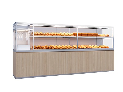 Bread Cabinet West Point Cabinet Display Cabinet Commodity Display Commercial Display Tray Cabinet 3d model