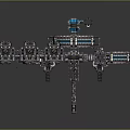 Modern fighter sci-fighter sci-fighter space fighter 3d model