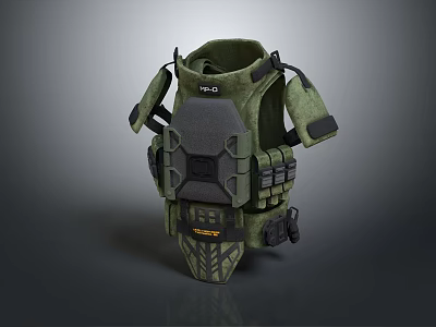 Modern Tactical Vest Military Armor Military Vest Tactical Armor 3d model