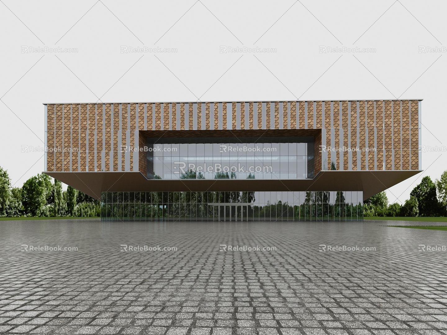 Museum of Modern Museum Architecture 3d model