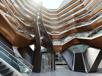 Modern observation deck 3d model
