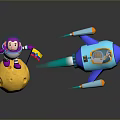 Monkey Cartoon Monkey Anime Monkey Style Monkey Fantasy Style Monkey 3d model