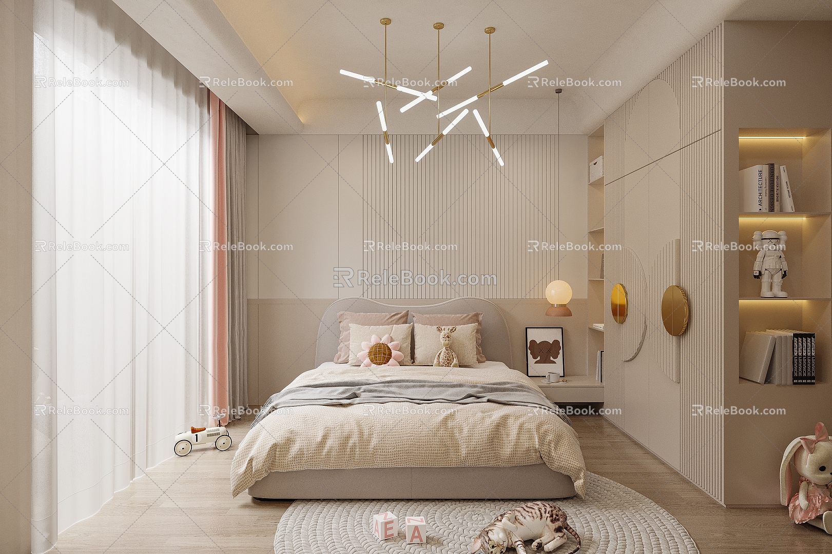 Modern Bedroom 3d model