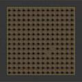 Square Shaped Grid Structure With Regular Protrusions And Smooth Base Design