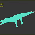 Crocodile Alligator Nile Crocodile carnivore reptile cold-blooded animal reptile 3d model