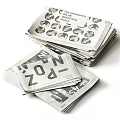 Stacked Magazines With NO-1 EASY INNOVATIVE PEOPLE Titles And Circular Portrait