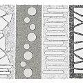 Creative Stepping Stones Design With Circular Patterns Linear Strips And Geometric Shapes