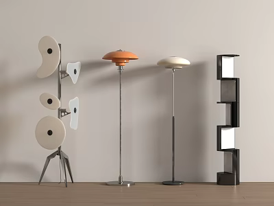 Modern minimalist floor lamp 3d model